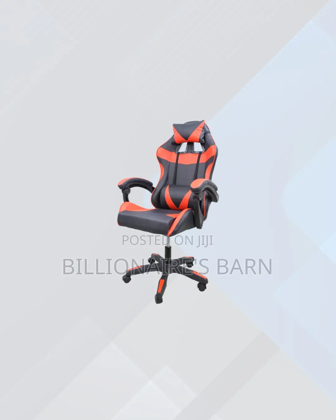 Practical Red Racing Gaming Chair Ergonomic Support for Work From Home