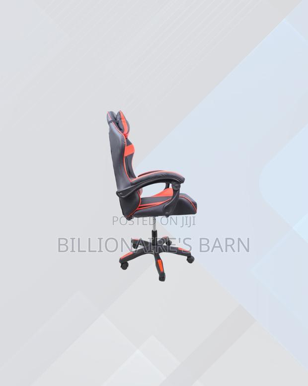 Practical Red Racing Gaming Chair Ergonomic Support for Work From Home - thumbnail 4
