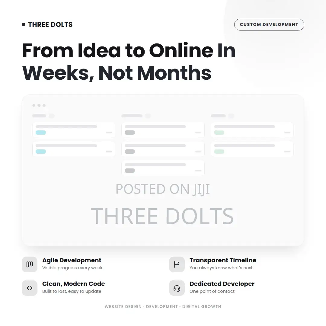 Custom Web Development Services | Agile Website Delivery