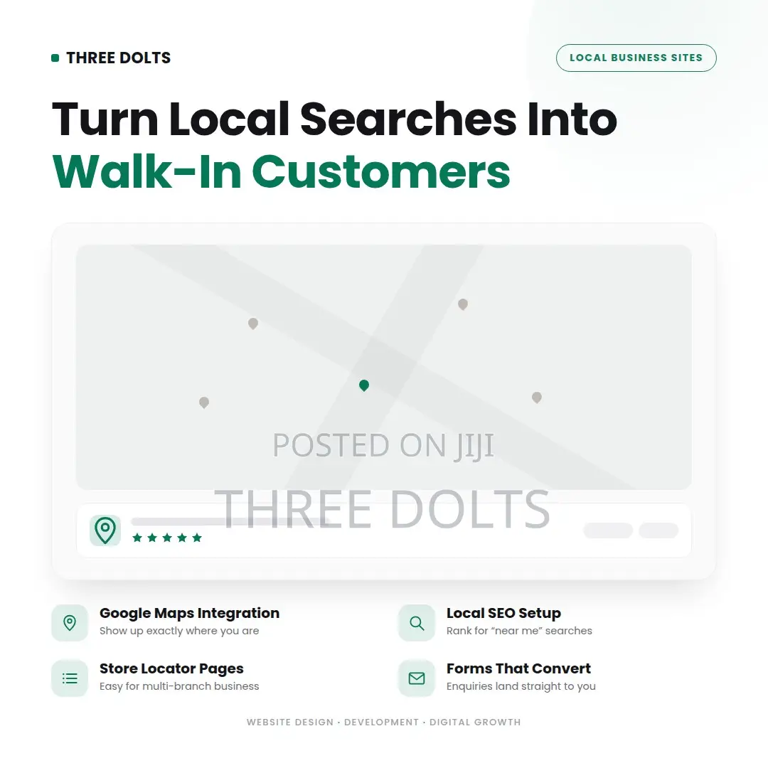 Local Business Website Design | Google Maps Local Seo Setup