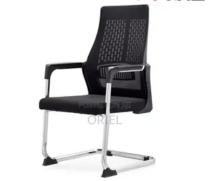 Office Chair : Mid-Back Sled Base Clerical Office Seat