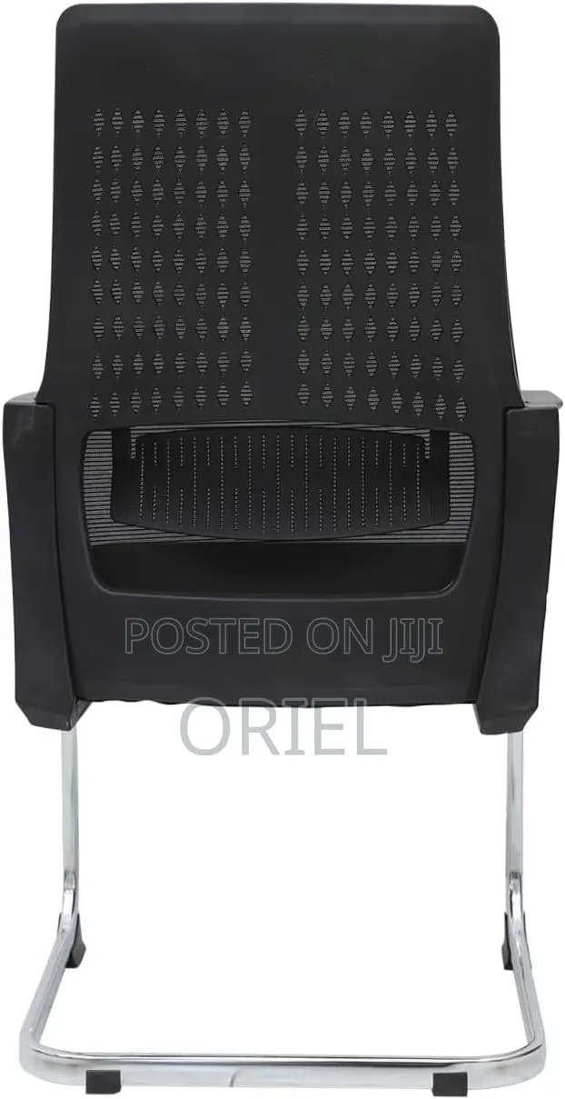 Office Chair : Mid-Back Sled Base Clerical Office Seat