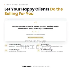 Website Design With Built-in Trust Testimonials