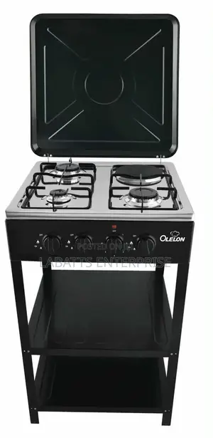 Olelon 3+1 Standing Cooker With Shelves