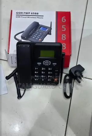 6588 GSM Wireless Desk Phone With Dual Sim Support