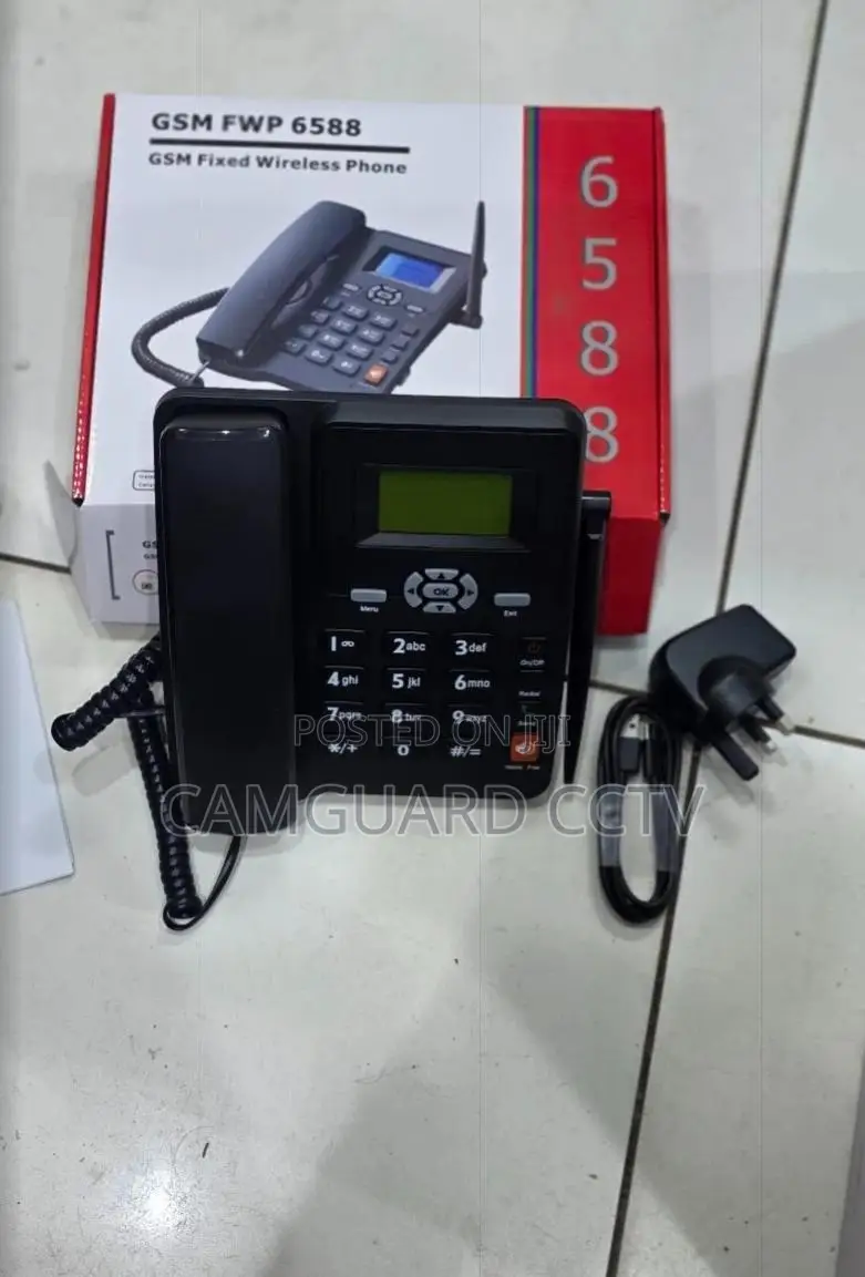 6588 GSM Wireless Desk Phone With Dual Sim Support