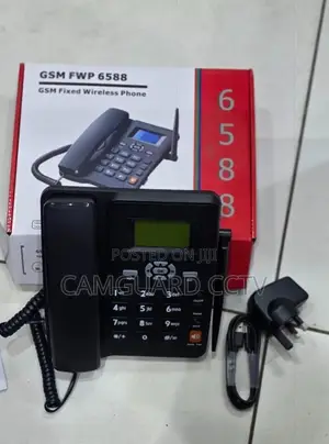 6588 GSM Wireless Desk Phone With Dual Sim Support