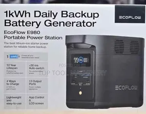Portable Economy E980 Battery Generator