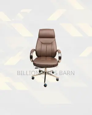 Practical Brown Executive Chair High Back for Office Meeting Comfort