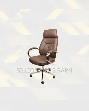 Practical Brown Executive Chair High Back for Office Meeting Comfort
