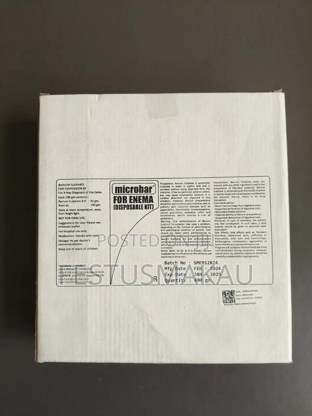 Microbar for Enema Disposal Kit - main view