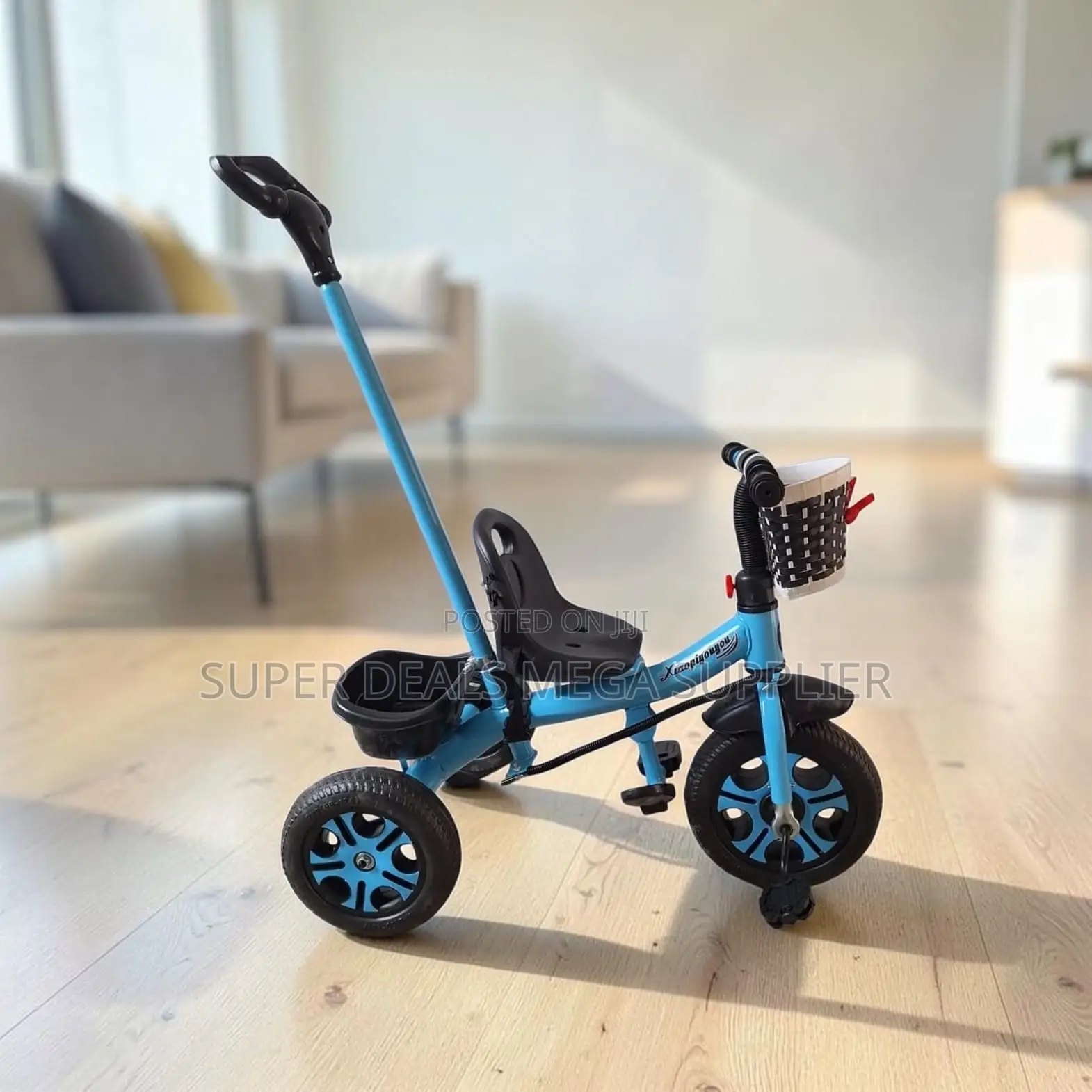 Playful Durable Kids Bike Bicycle Tricycle With Push Handle