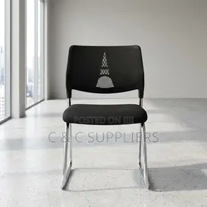 Chrome Base Mesh Reception Chair