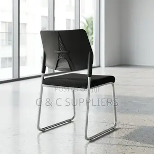 Chrome Base Mesh Reception Chair