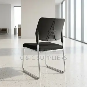 Chrome Base Mesh Reception Chair