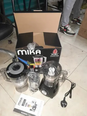 Mika Blender, 1.5l, 3 in 1, With Grinder, Chopper 400watts