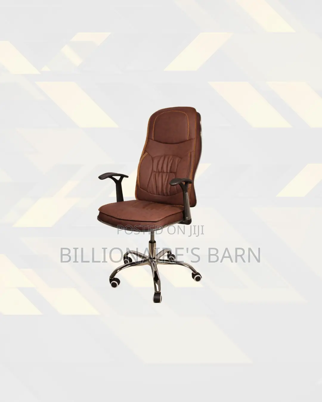 Executive Leather Chair High Back for Office Meeting Comfort