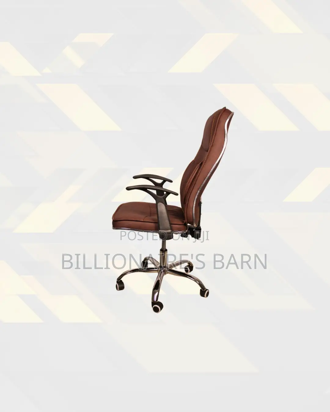 Executive Leather Chair High Back for Office Meeting Comfort