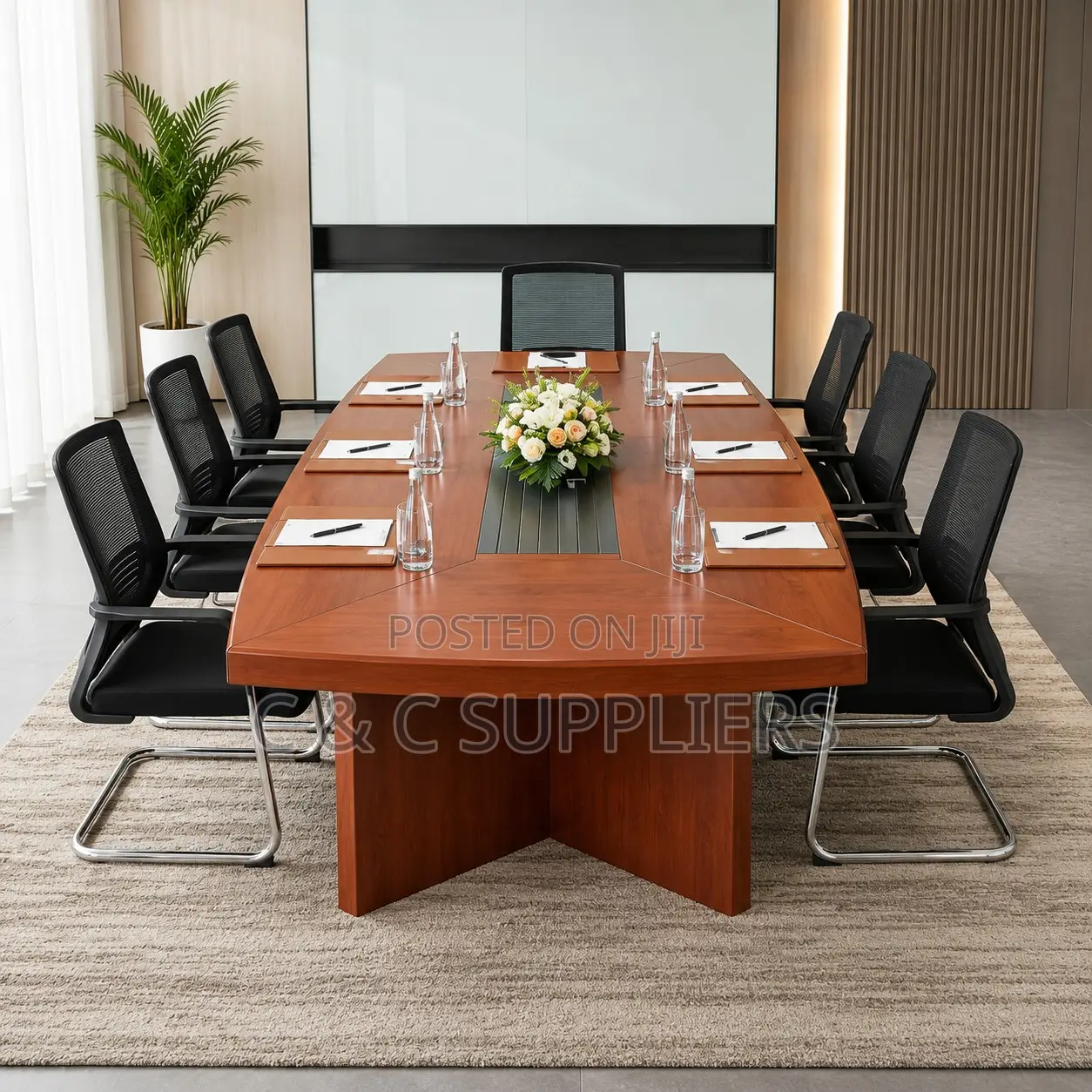 Boardroom Mahogany Table-3000mm