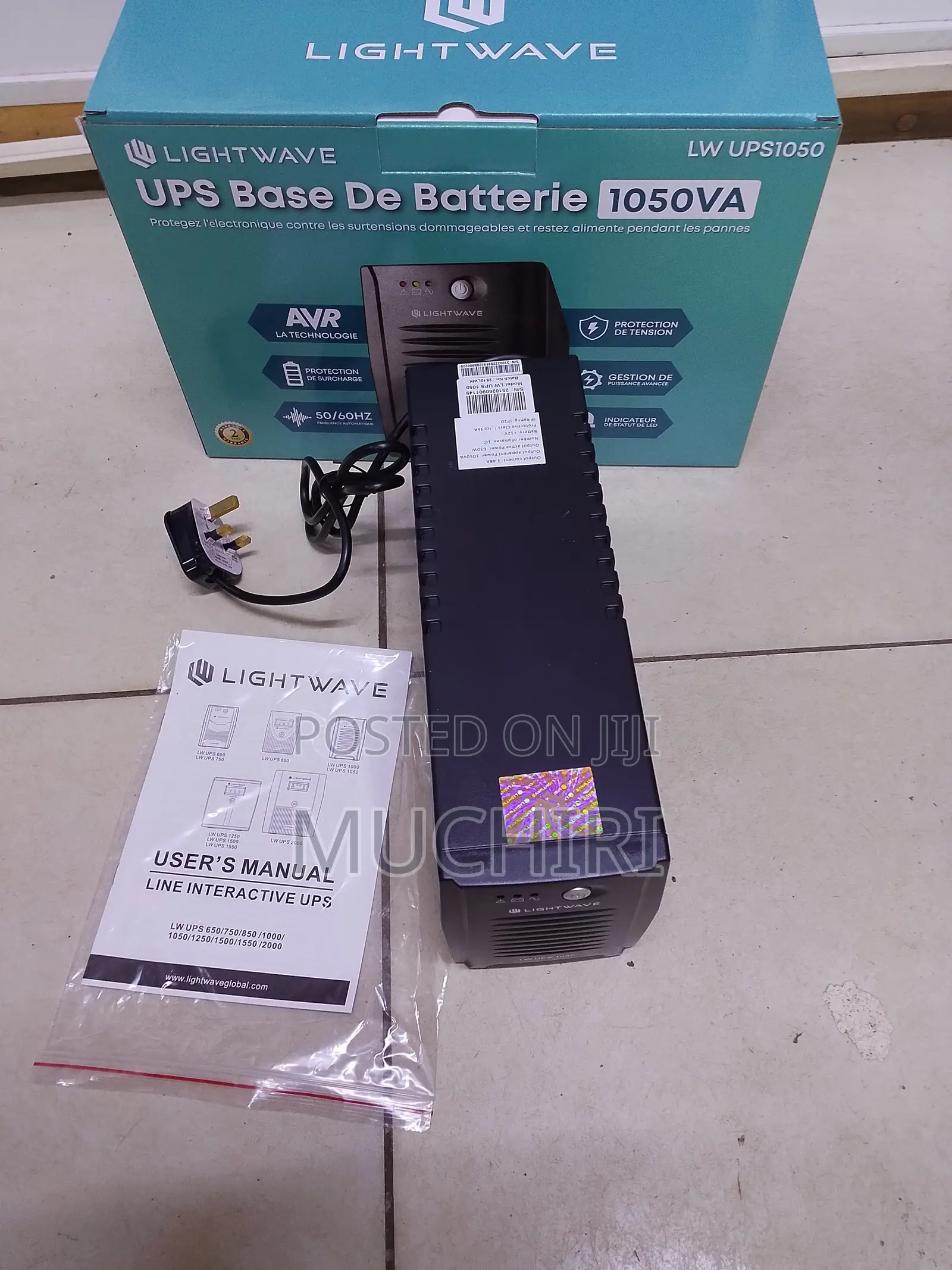 Lightwave Lw-Ups-1050 1050va Offline Ups 630w