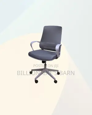 Practical Grey Mid Back Mesh Office Chair for Office Meeting Comfort