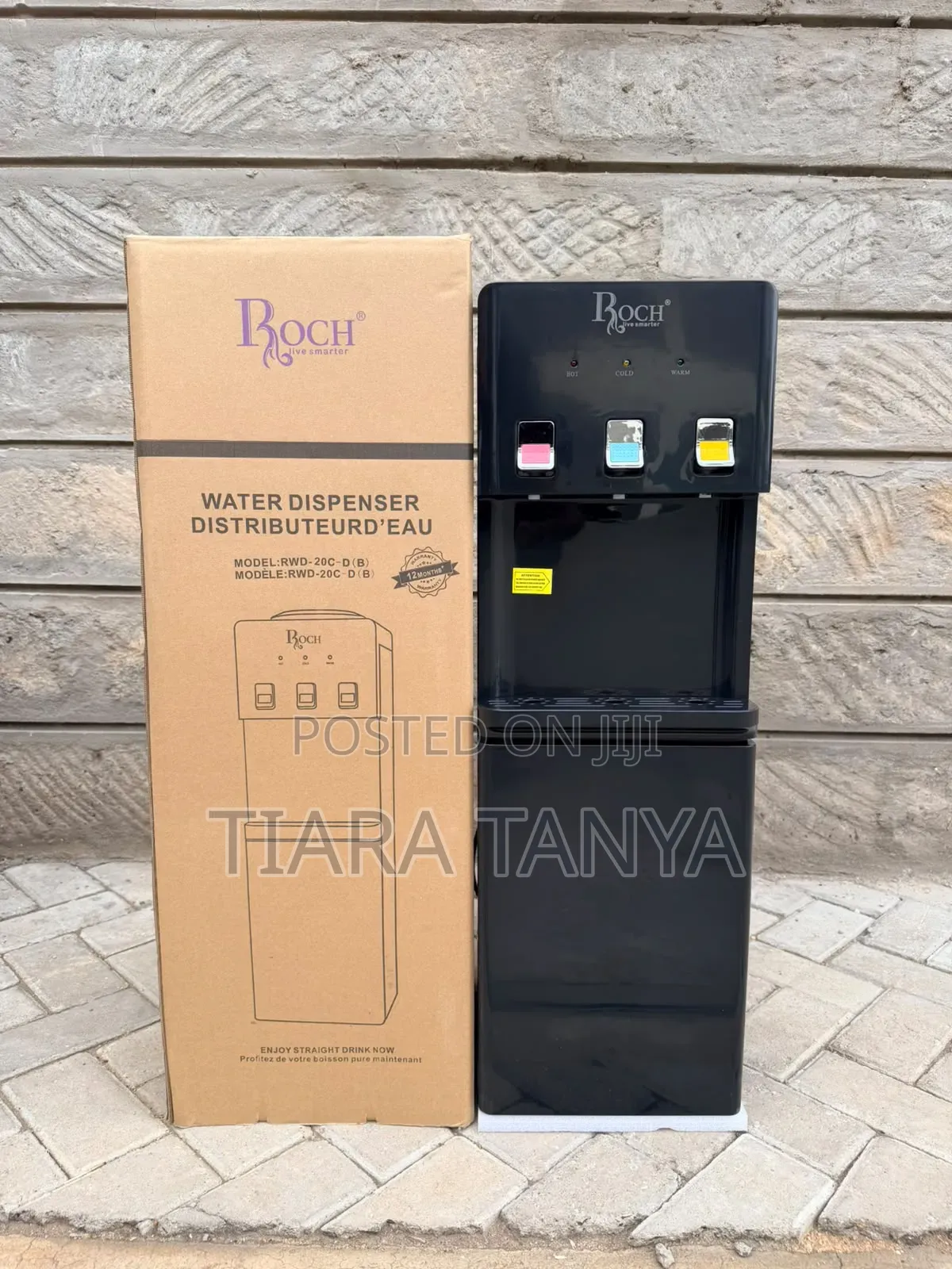 Roch 3 Tap Water Dispenser Hot,Cold and Normal