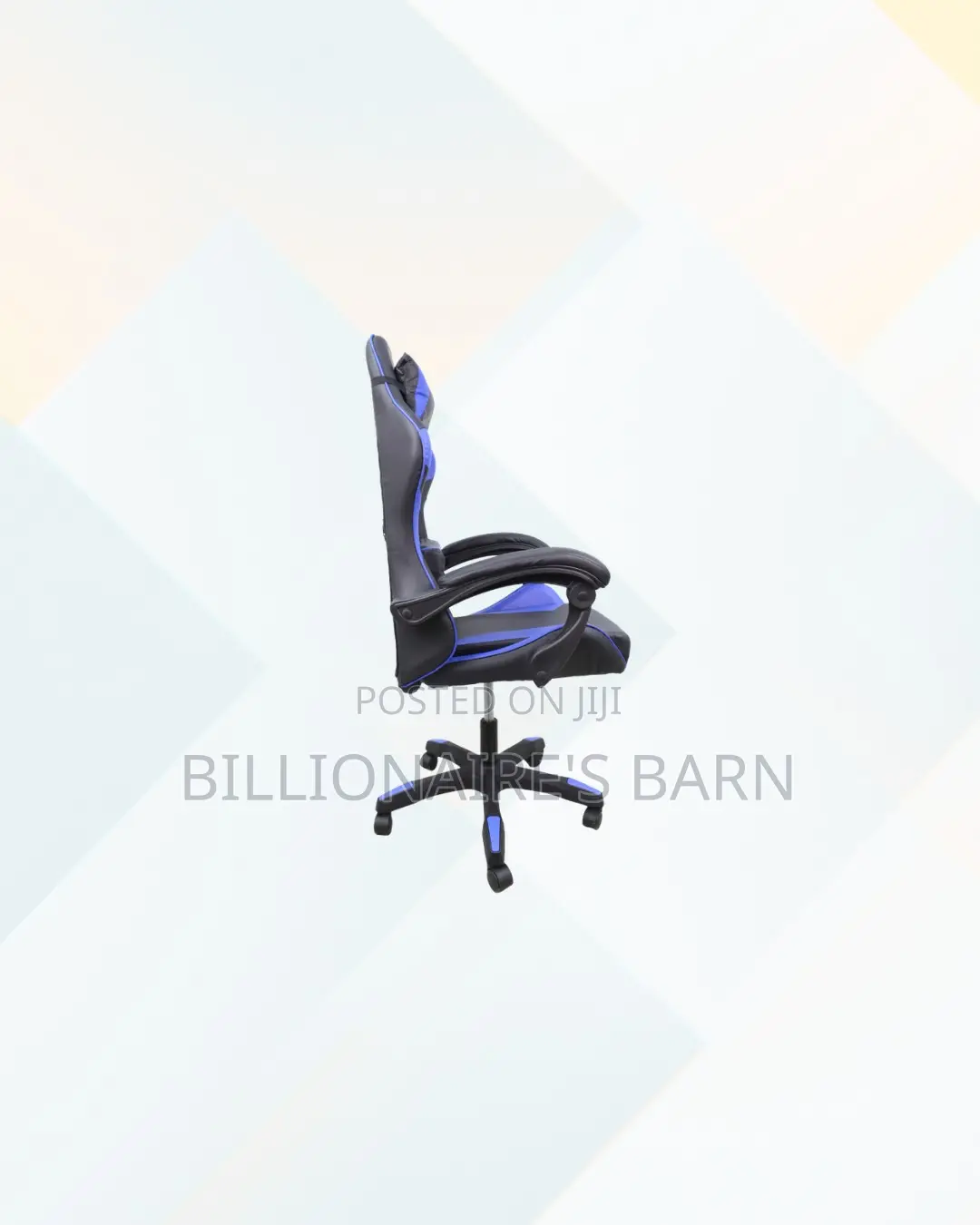 Practical Blue Racing Gaming Chair Ergonomic Support for Game Comfort