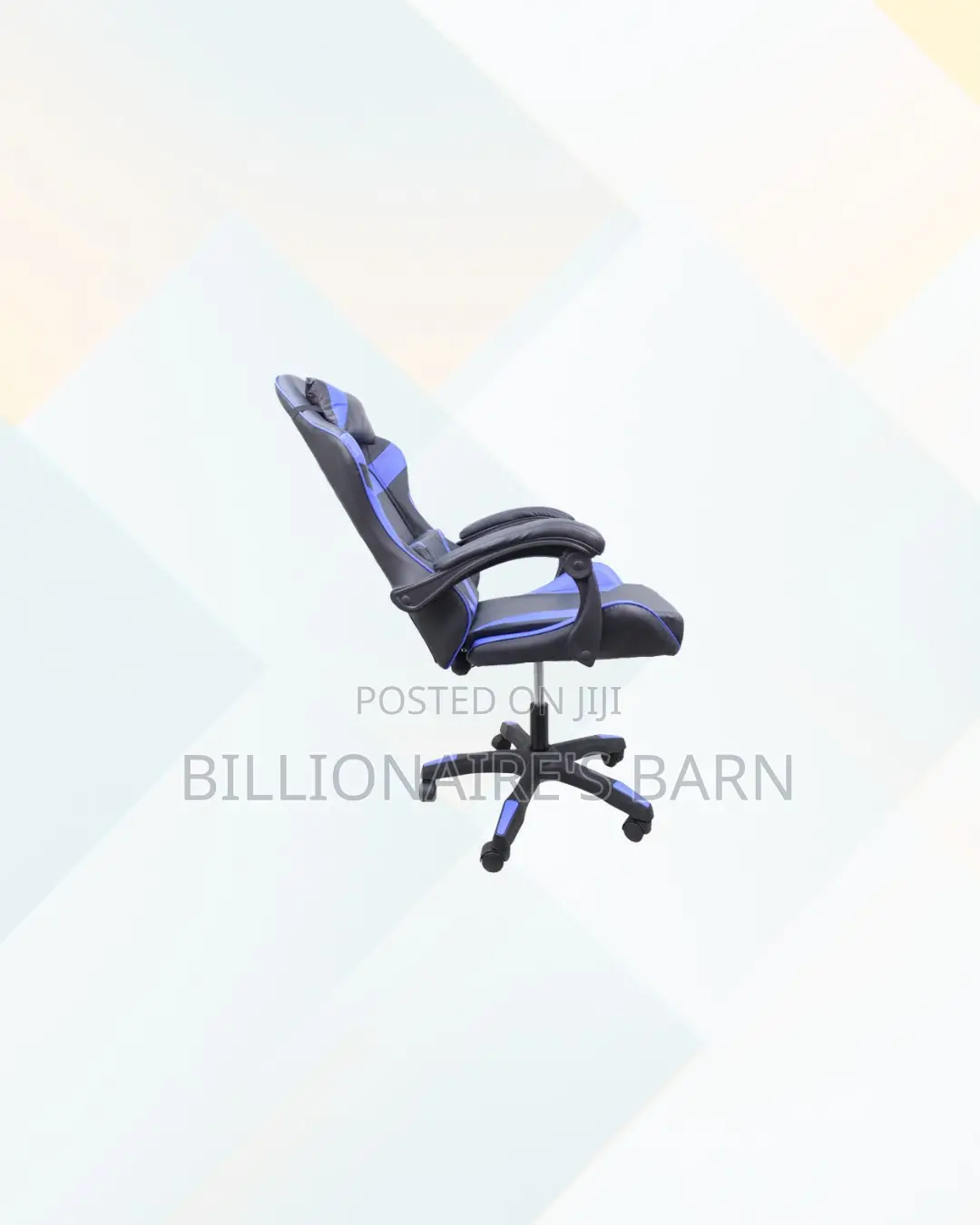 Practical Blue Racing Gaming Chair Ergonomic Support for Game Comfort