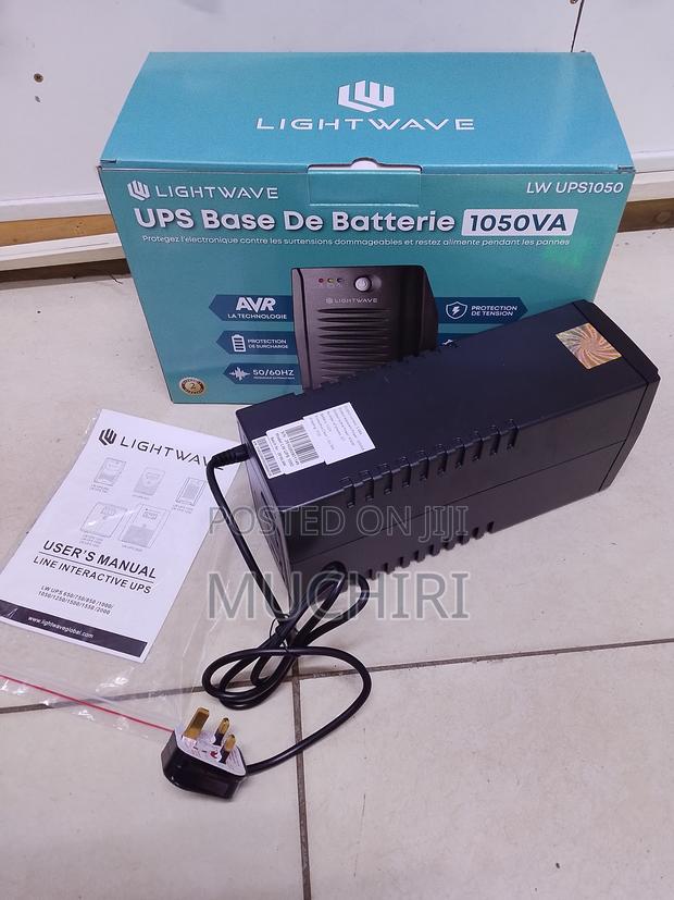 Lightwave 1kva Ups With Built-in Avr and Surge Protection