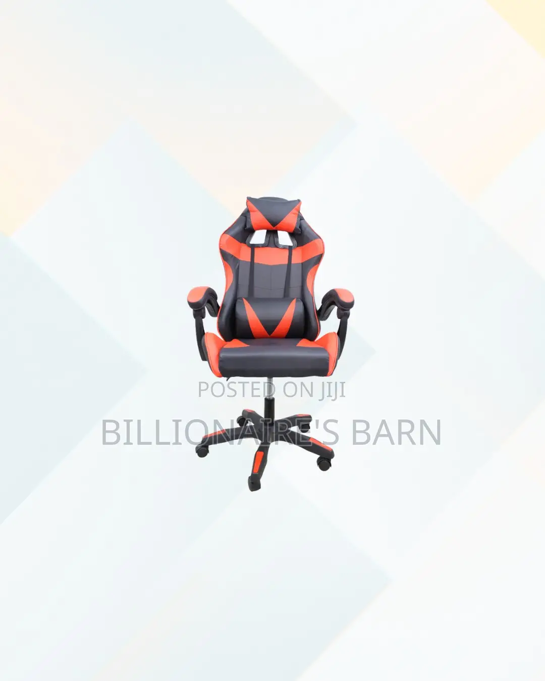 Practical Red Racing Gaming Chair Ergonomic Support for Game Comfort