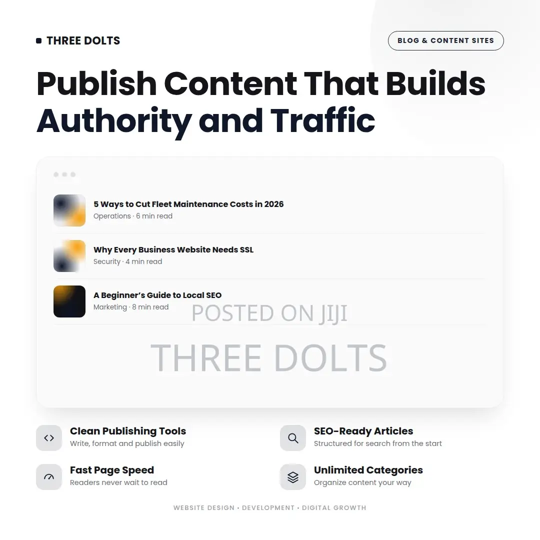 Seo Blog Website Design | Content Publishing Sites That Rank on Google