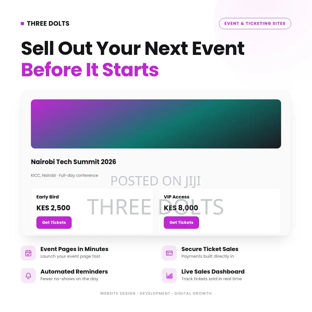 Event Website Online Ticket Sales Platform Development