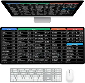Excel Cheat Sheet Mouse Pad .30*60 Cm