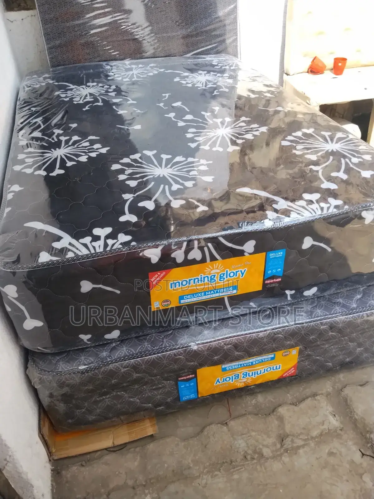 Morning Glory Quilted Top Mattress 4x6 12 Inch Medium Density