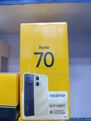 New Realme Note 70T 128 GB Black