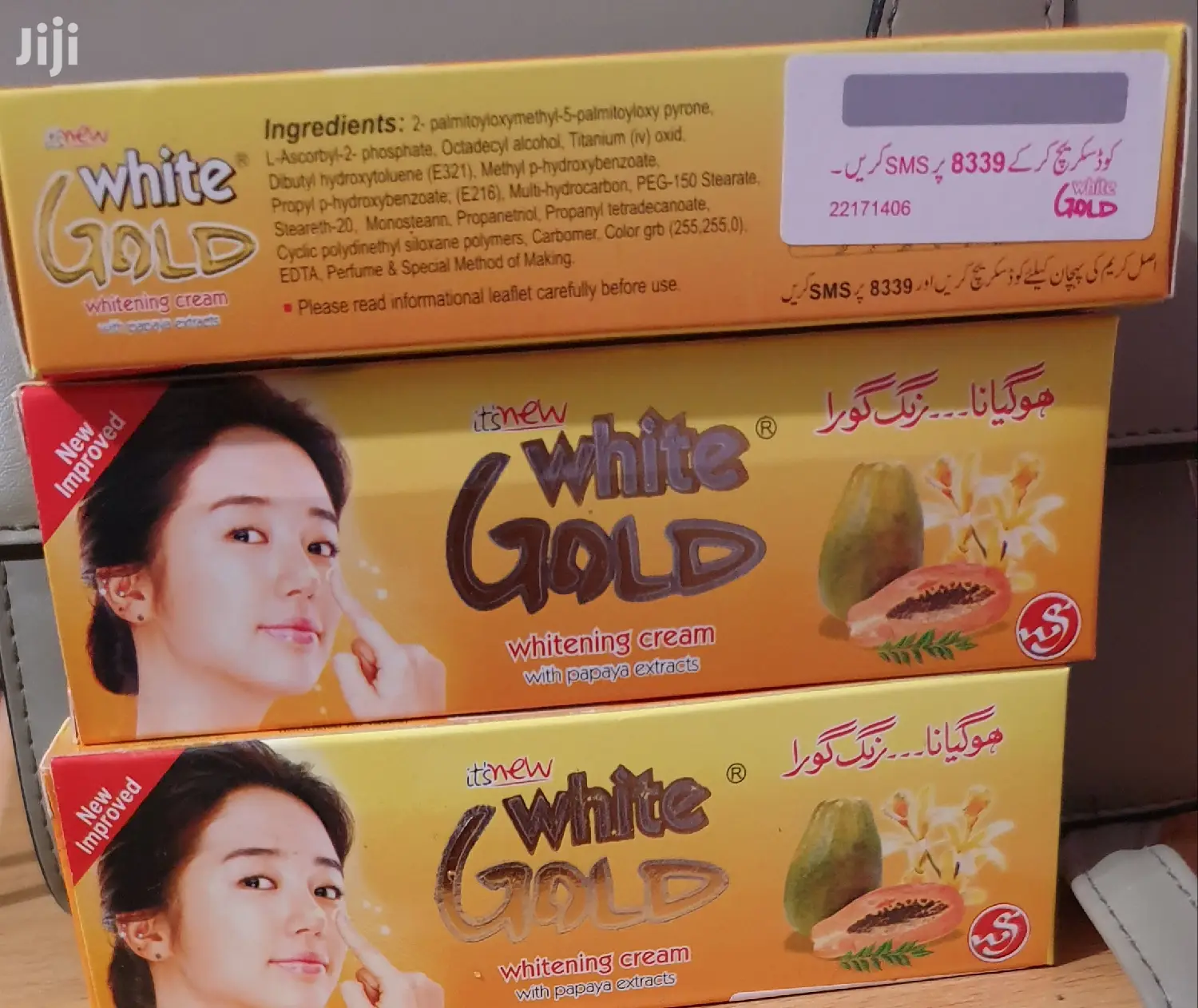 Original White Gold Cream With Papaya Extract With A Code In Kenya