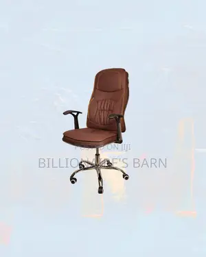 Ergonomic Executive Leather Chair High Back for Shared Office Use
