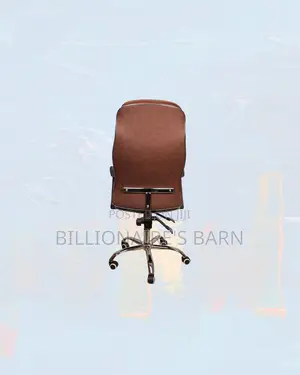 Ergonomic Executive Leather Chair High Back for Shared Office Use