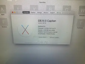 Laptop Apple MacBook Pro 2010 4GB Intel Core i5 HDD 320GB