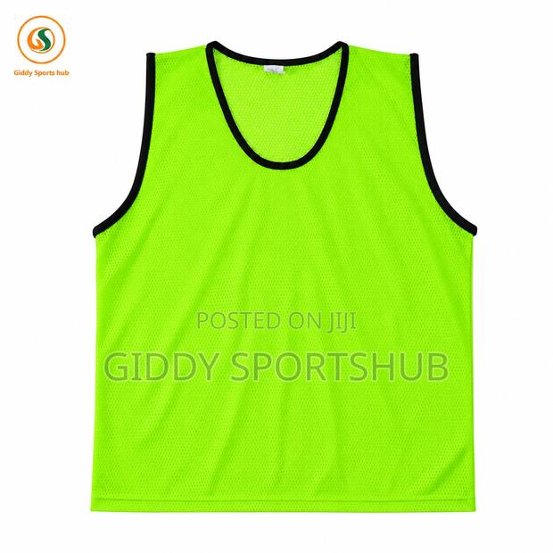 Matchday Football Training Vest - Neon Green