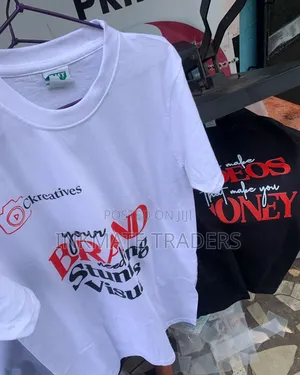 High Quality White Round Neck T-Shirt