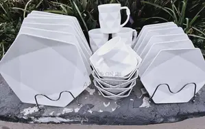 24 PCS Hexagonal Dinner Set