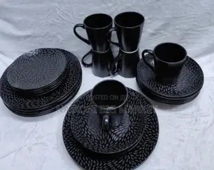Big Offer of Today Black Leaf Dinner Set