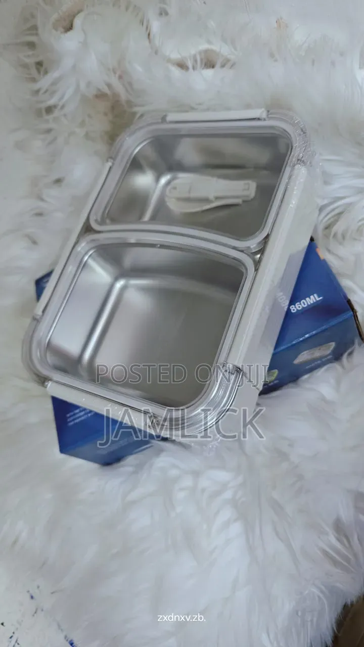 2-Grid Insulated Food Flask – 850ml - Cv