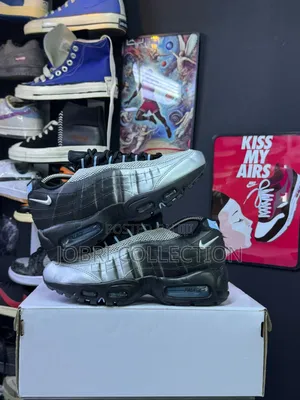 Palace X Nike Air Max 95 Big Bubble Metallic Silver Sneakers
