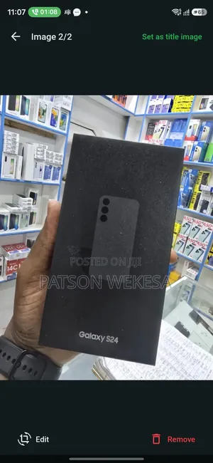 New Samsung Galaxy S24 128 GB Black