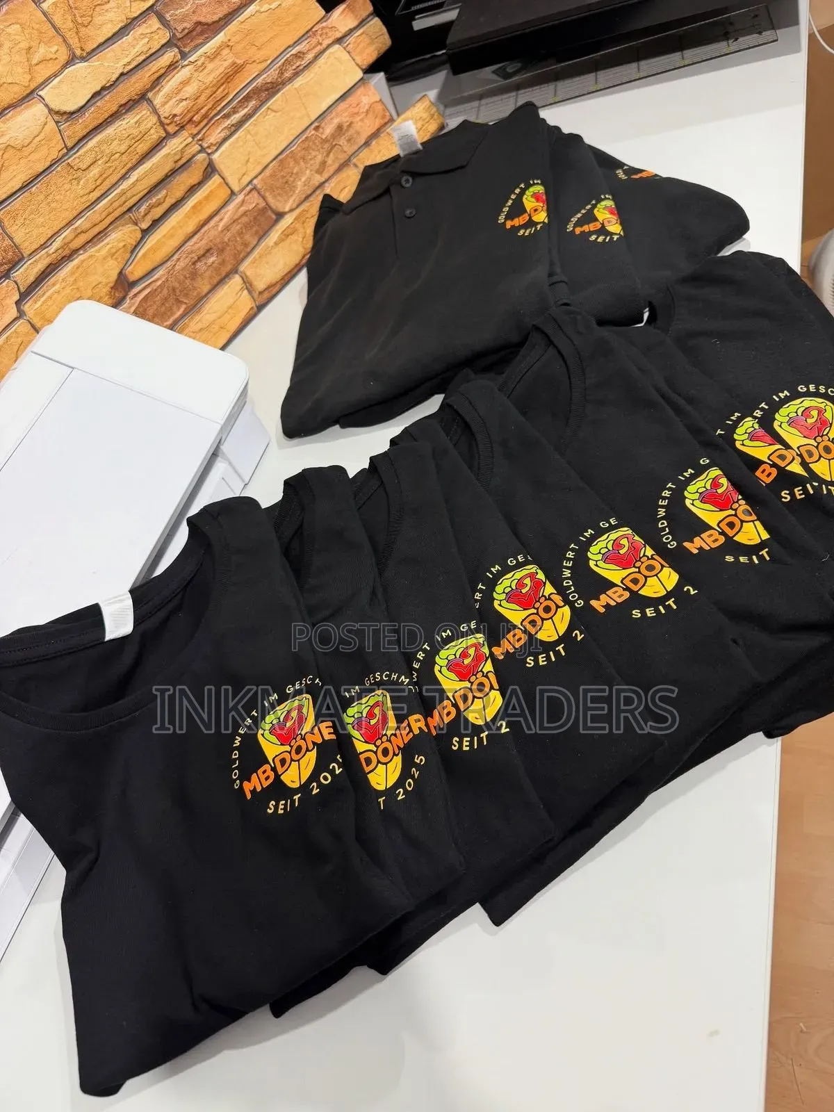 Mb Done Branded Round Neck T-Shirt