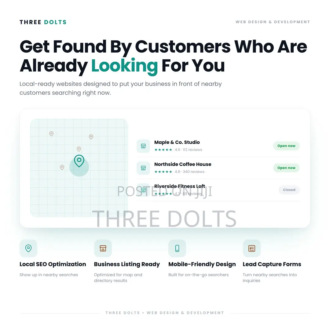 Local Seo Website Design That Helps Nearby Customers Find and Contact