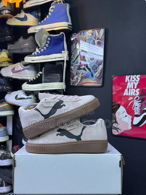 Ladies Puma Suede Platform Sneakers