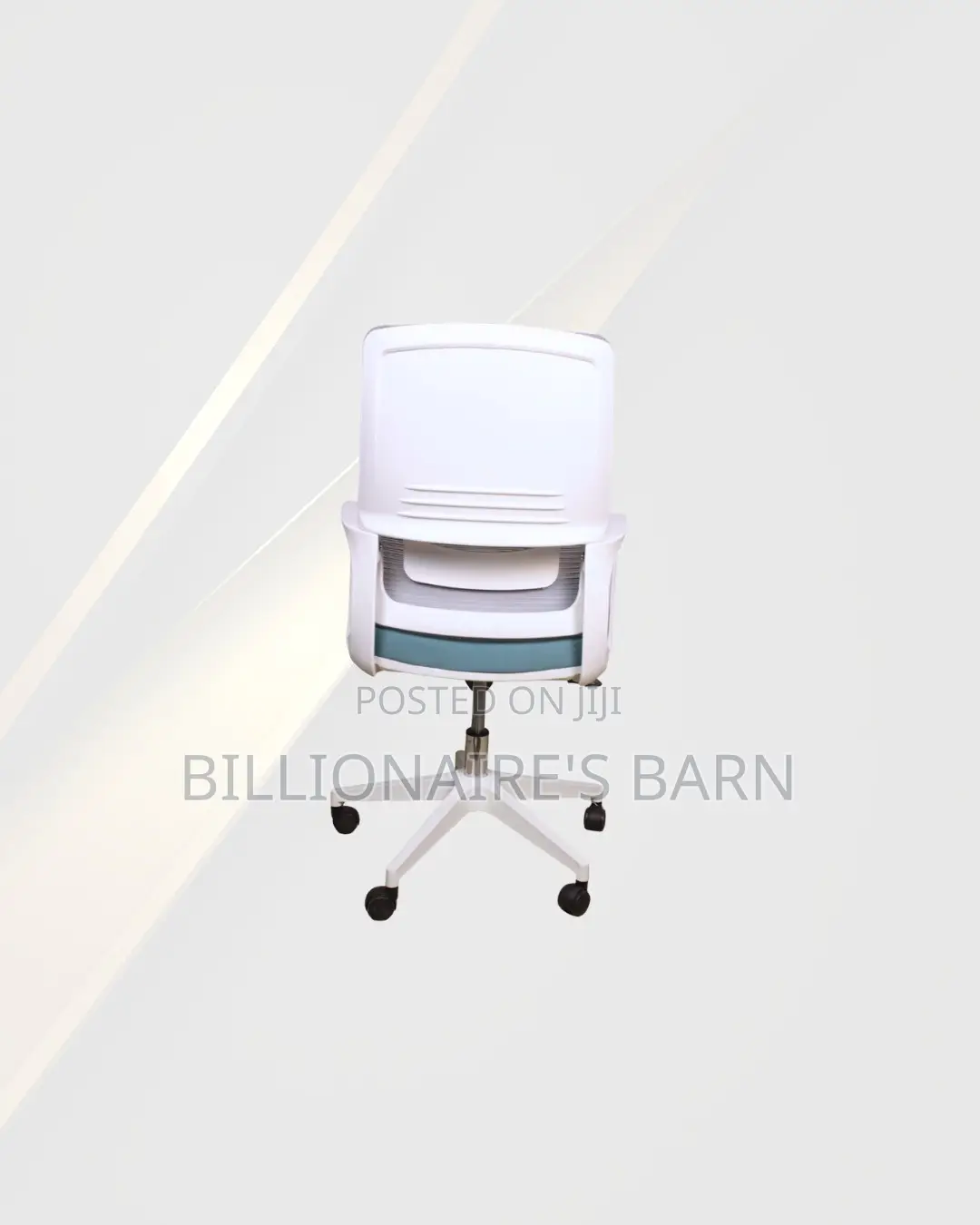 Practical White Mid Back Mesh Office Chair for Fast Paced Workdays